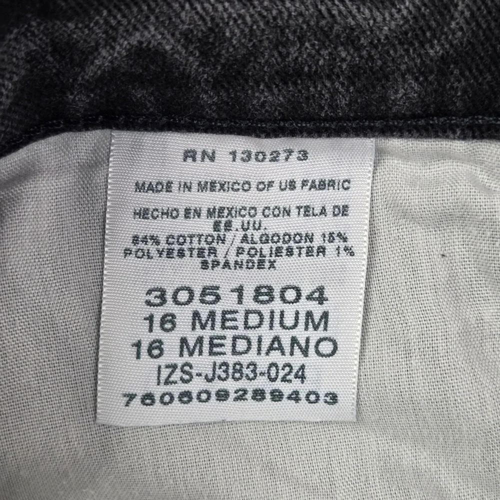 Lee Jeans Women‎ 16 Medium Black Relaxed Fit Straight Leg Denim Excellent